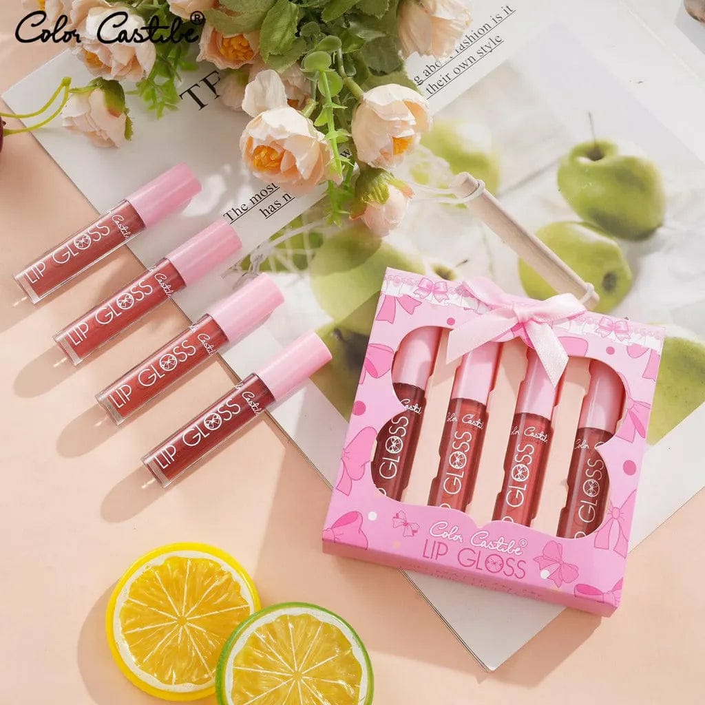 Color Castle [4pcs] Matte Lip Gloss Set | Color castle lipsticks Pack