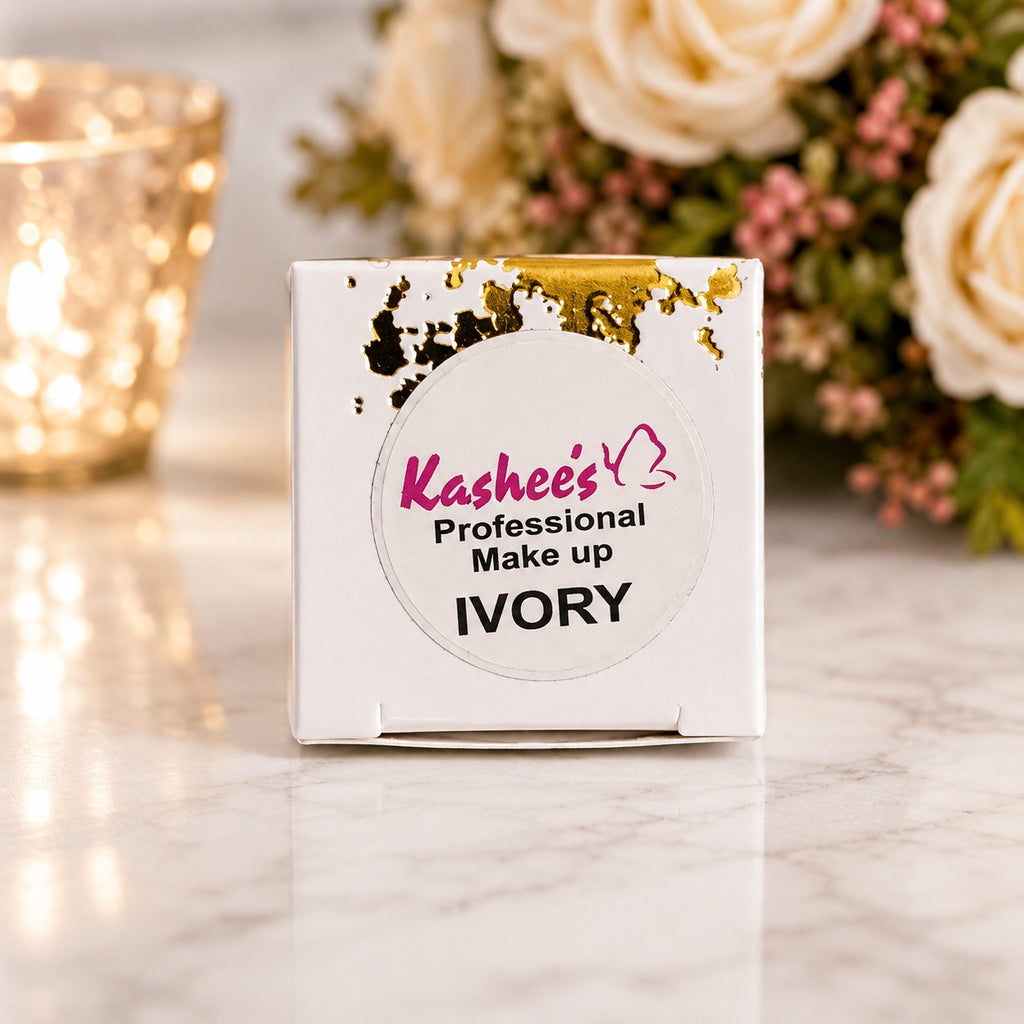 Kashee's Liquid Foundation And Paint Stick Combo - Beauty Accessory Designed For Makeup Application And Daily Skincare Routine - Ivory skin tone